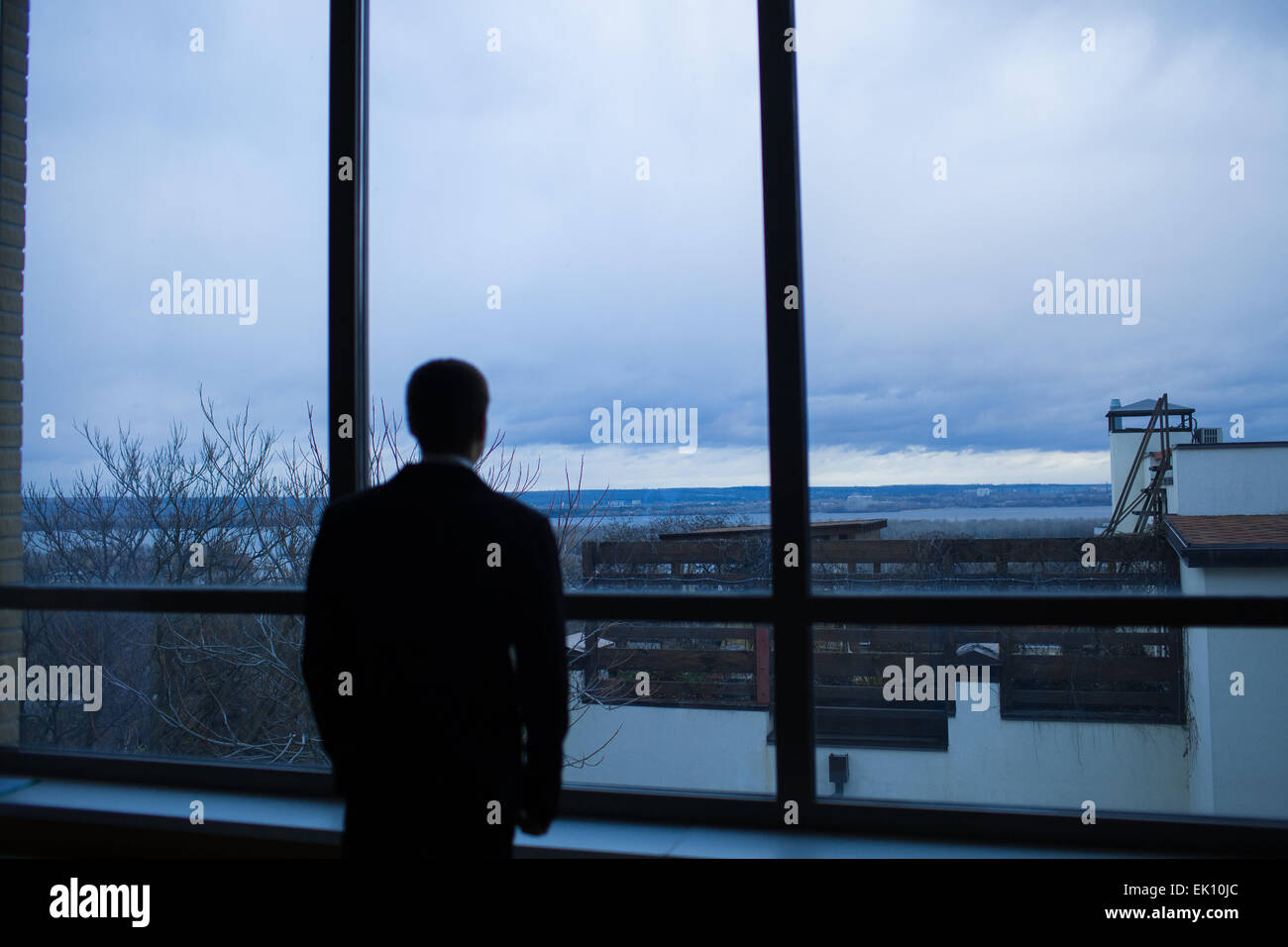 Imprenditore in office Foto Stock