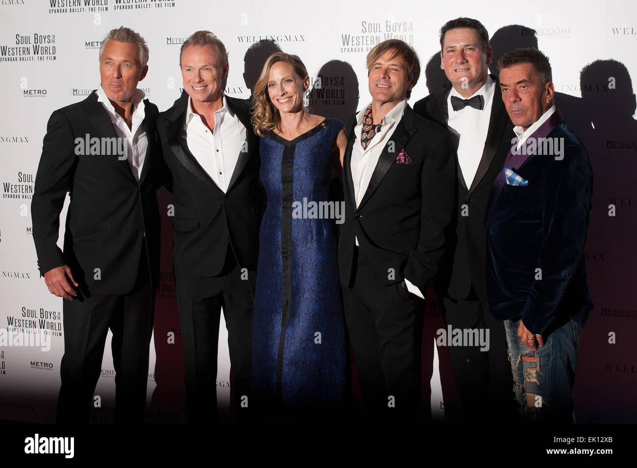 Anima i ragazzi di tutto il mondo occidentale - UK film Premiere detenute presso la Royal Albert Hall - Arrivi. Dotato di: Spandau Ballet,Martin Kemp,Gary Kemp,Tony Hadley,Steve Norman,John Keeble,George Hencken dove: Londra, Regno Unito quando: 30 Set 2014 Foto Stock