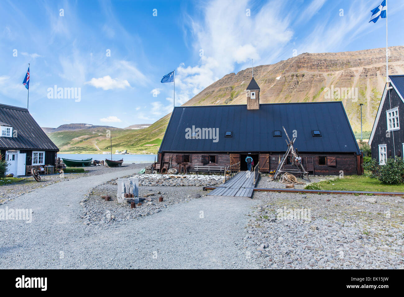 Il Westfjords Heritage Museum di Isafjordur, Islanda Foto Stock