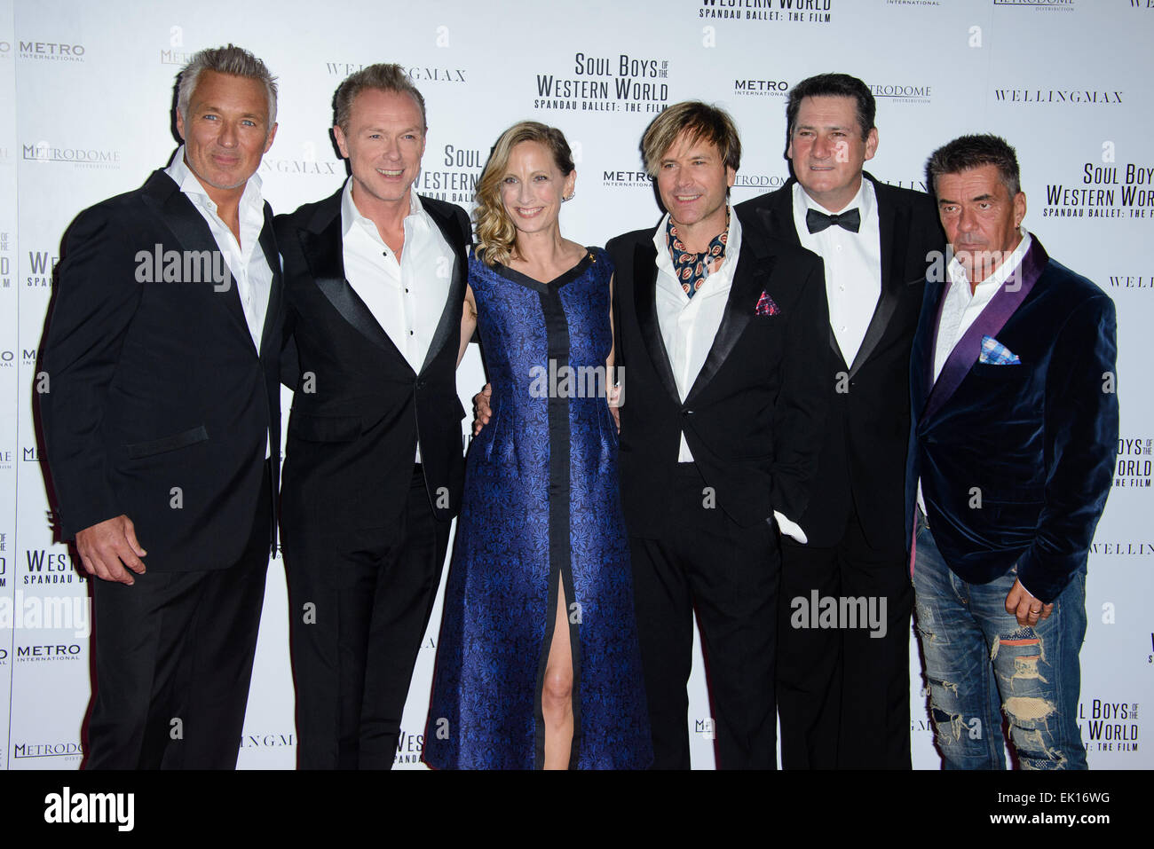 Il Regno Unito premiere di 'Soul ragazzi di tutto il mondo occidentale" tenutasi presso la Royal Albert Hall - Arrivi con: Martin Kemp,Gary Kemp,George Hencken,Steve Norman,Tony Hadley e John Keeble dove: Londra, Regno Unito quando: 30 Set 2014 Foto Stock