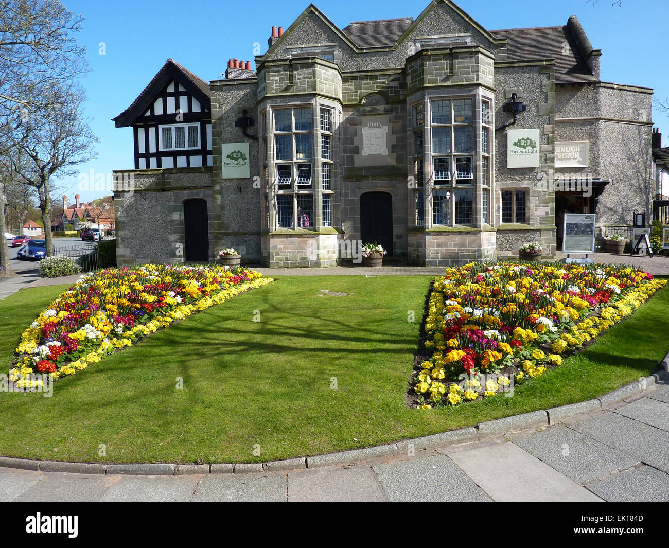 Port Sunlight museum Foto Stock