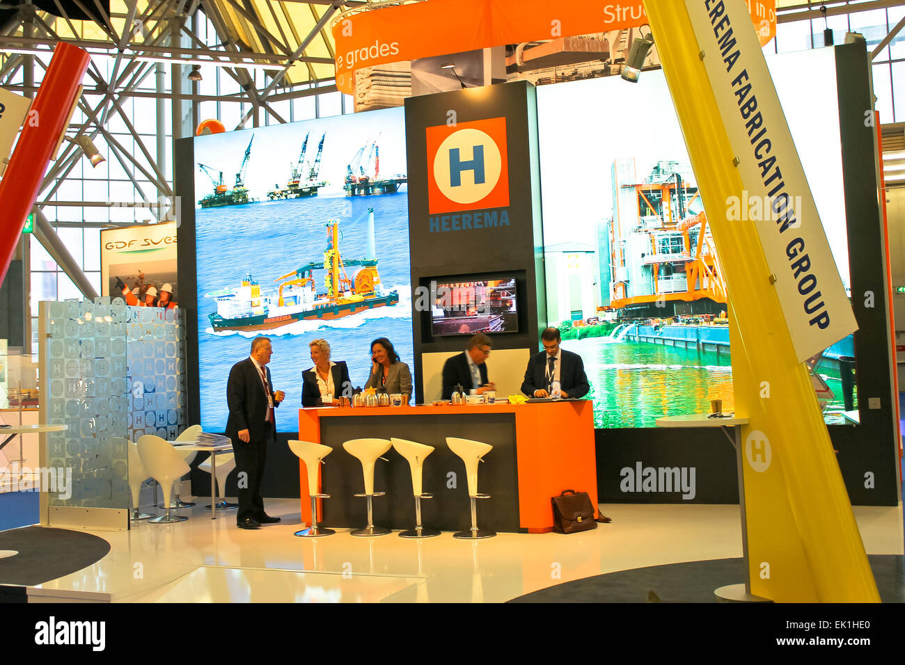 La mostra energia offshore 2012. Amsterdam Paesi Bassi Foto Stock