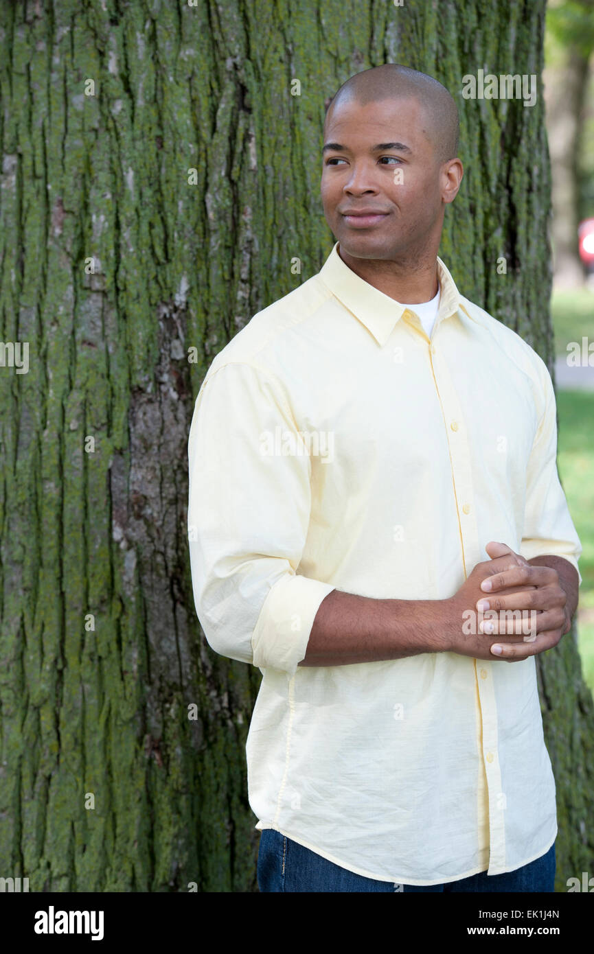 African American maschio Foto Stock