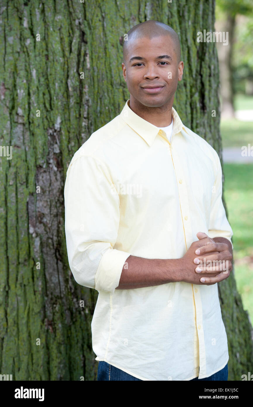 African American maschio Foto Stock