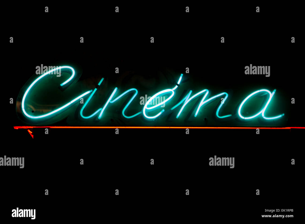 Segno di cinema Foto Stock