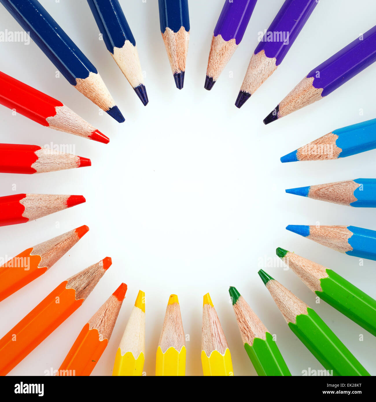 Matite di colore Foto Stock