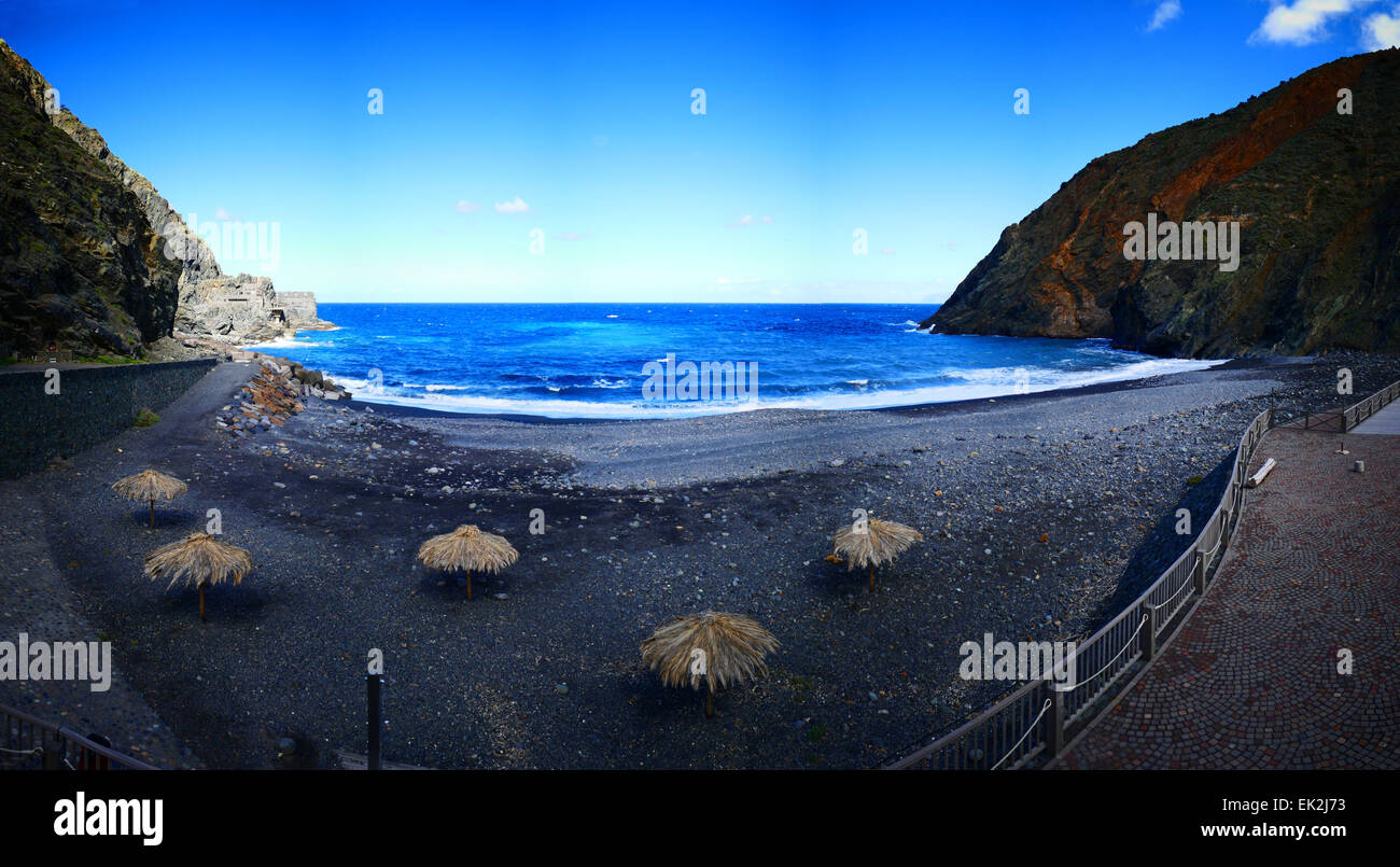 Un progetto Abanduned di Ocean Acquario. Vallehermoso village La Gomera Canarie Spagna Foto Stock