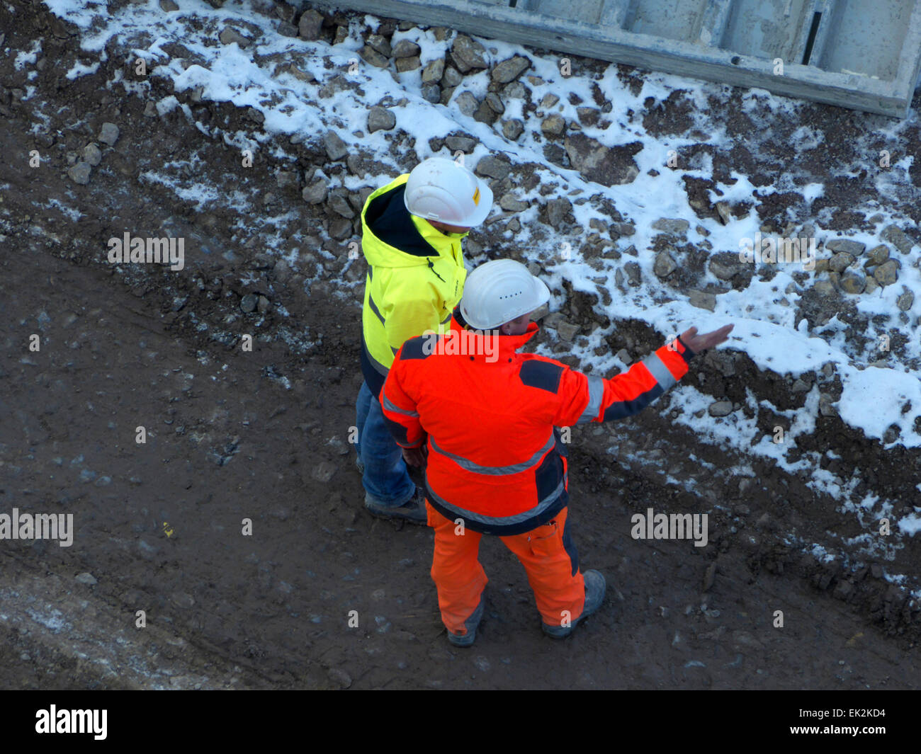 Sito in costruzione Foto Stock