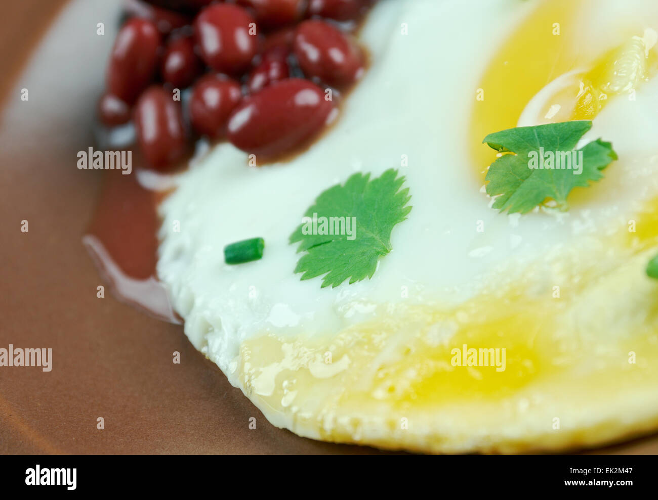 Tradizionale prima colazione spagnola. close up Foto Stock