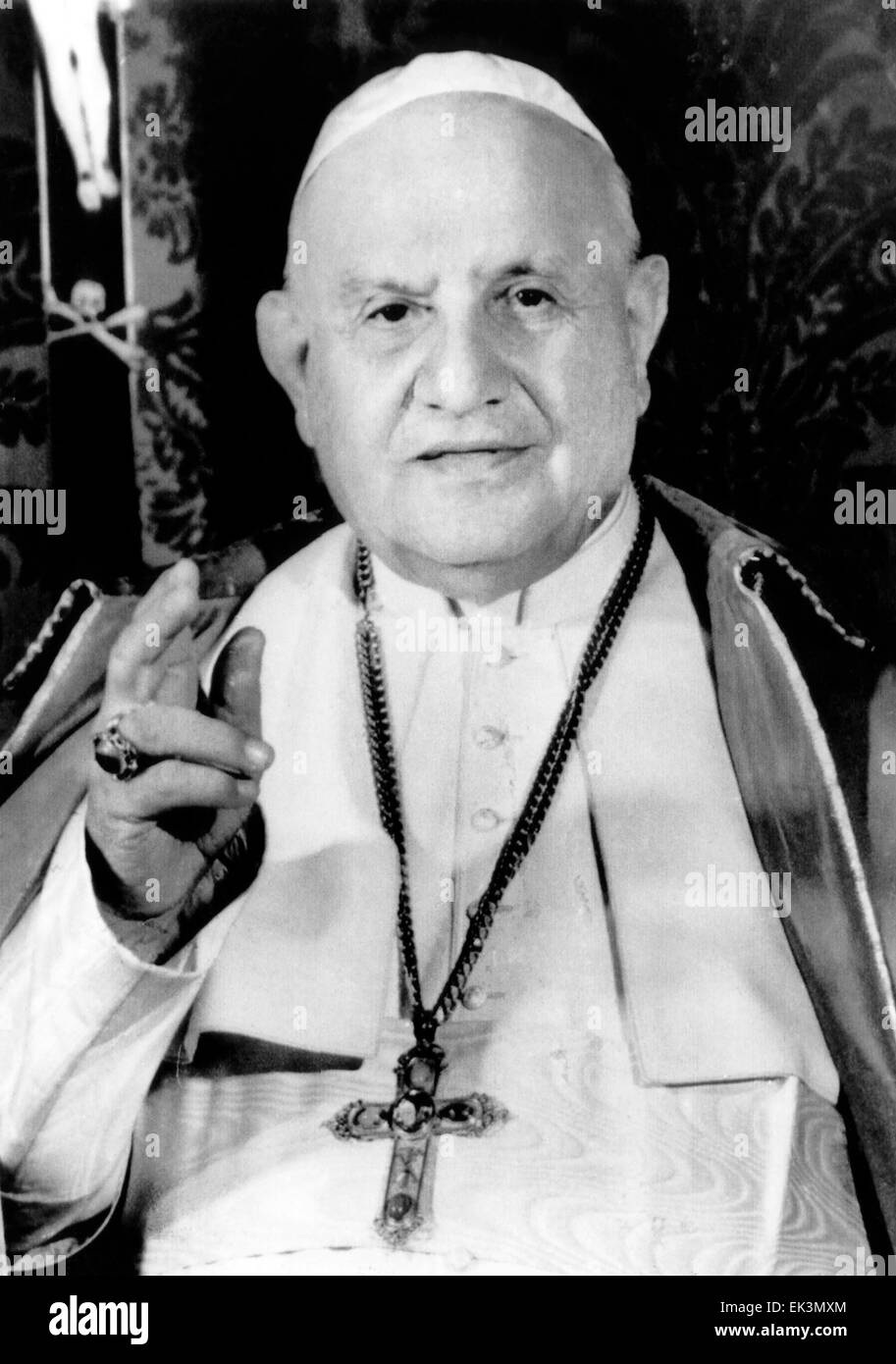 Papa eletto Giovanni XXIII prima della sua elevazione, 1958 Foto Stock