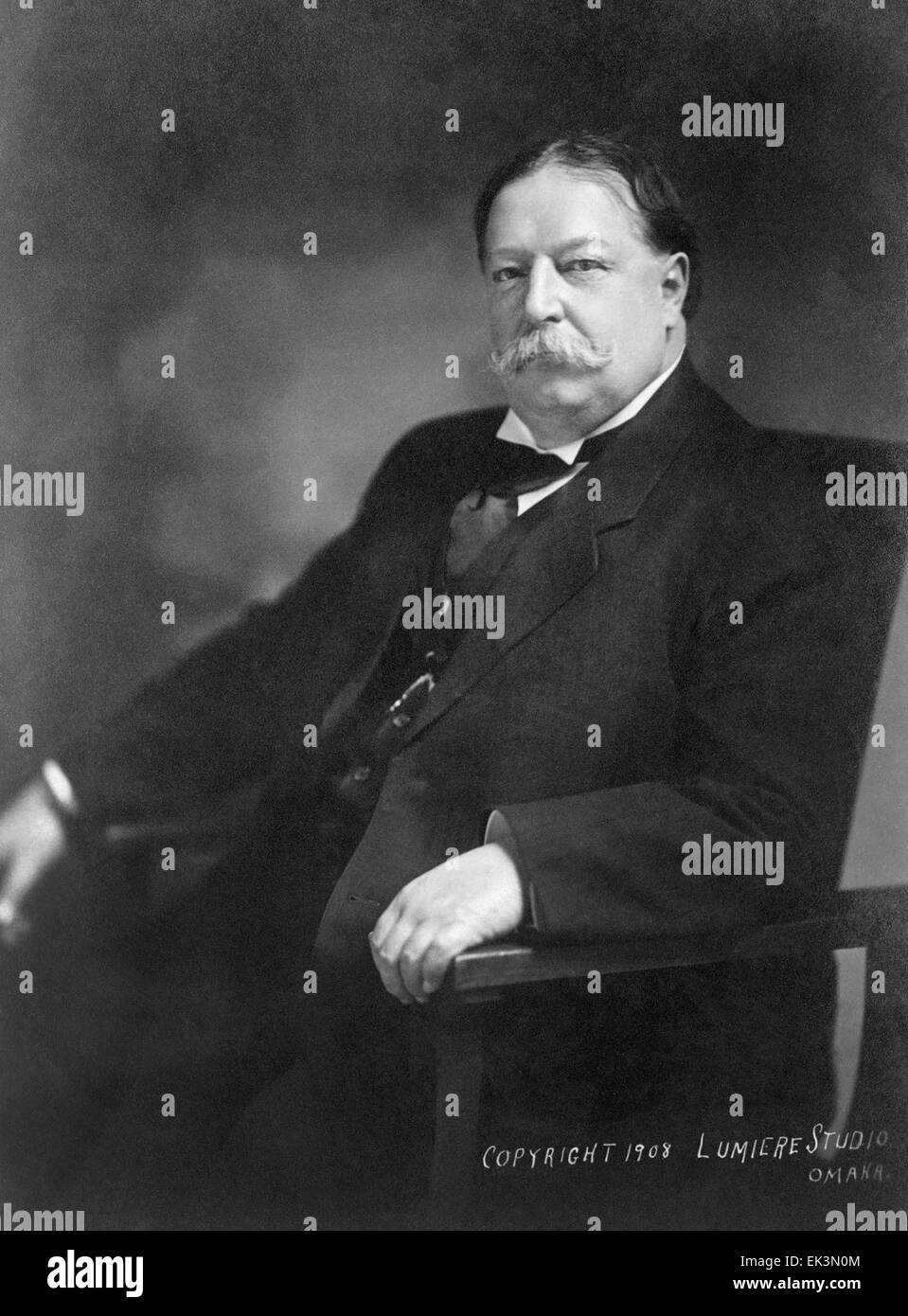 William Howard Taft, 27° Presidente degli Stati Uniti (1909-1913), Ritratto, 1908 Foto Stock