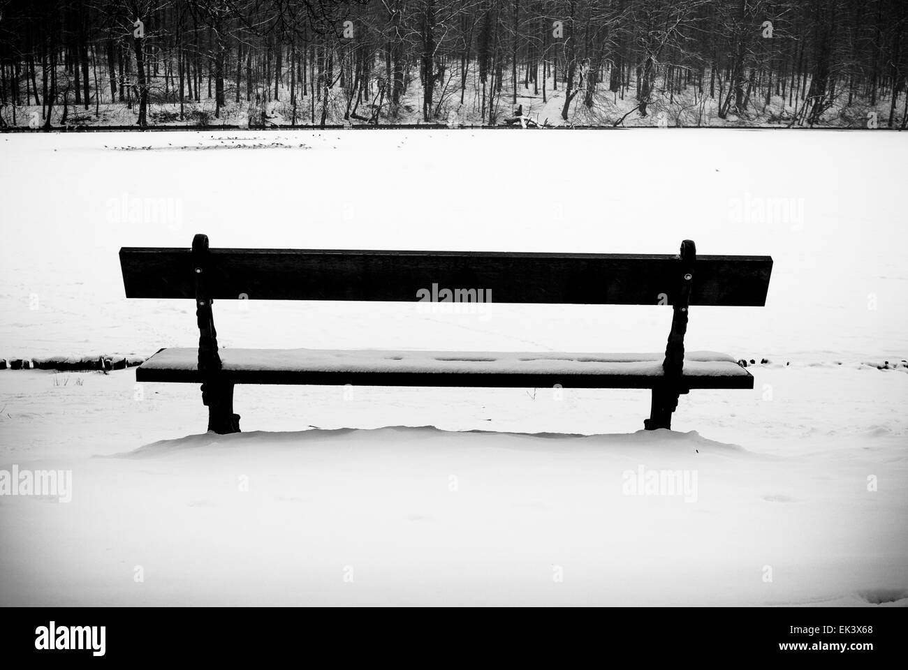 Lasciato al freddo Foto Stock