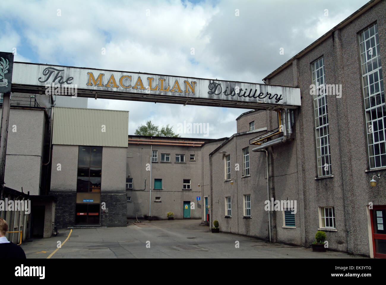 Macallan scotch whisky distillery vicino a Ballindalloch highlands speyside Scozia UK GB Europa Foto Stock