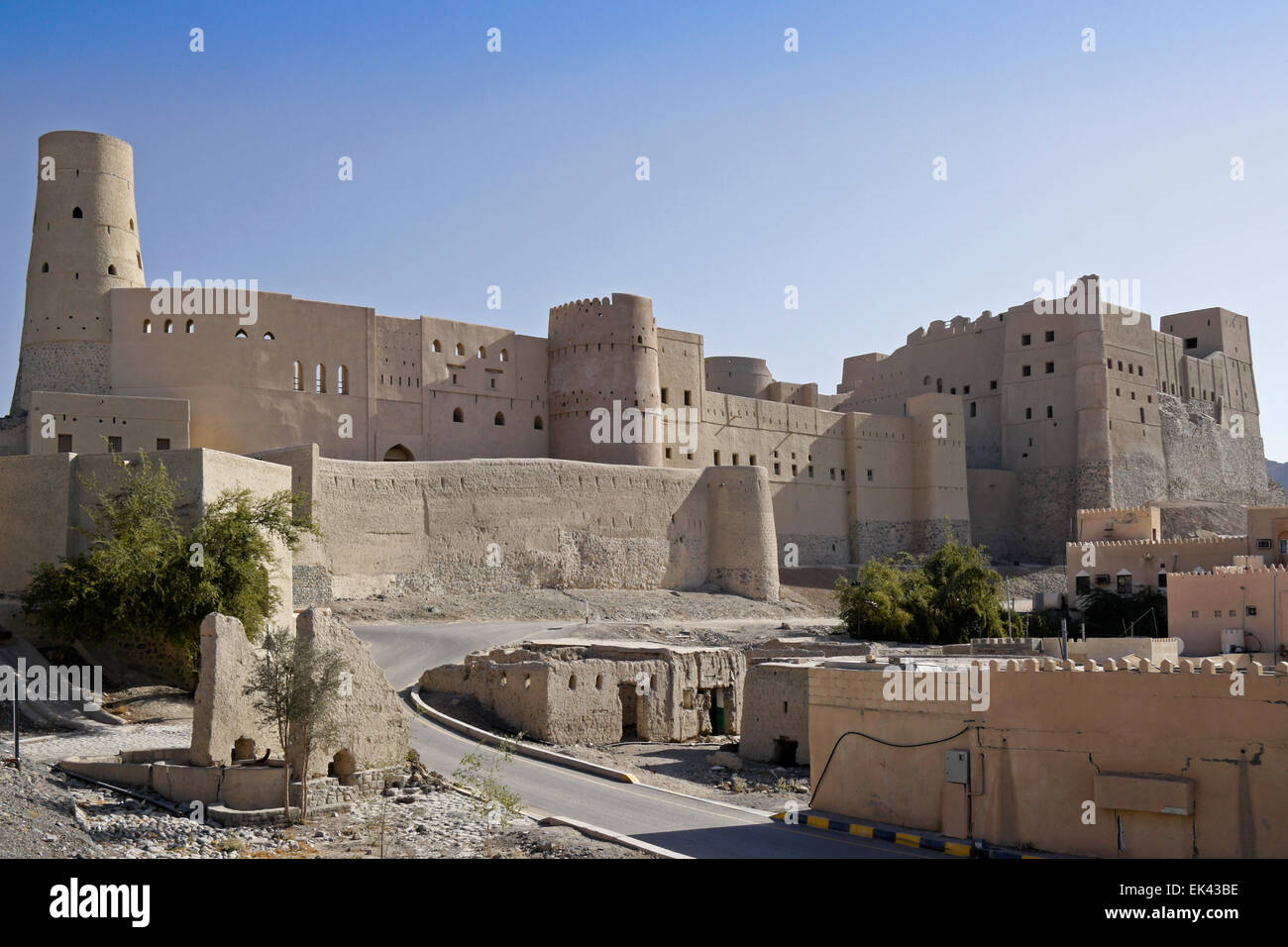 Bahla (Bahala) Fort, il sultanato di Oman Foto Stock