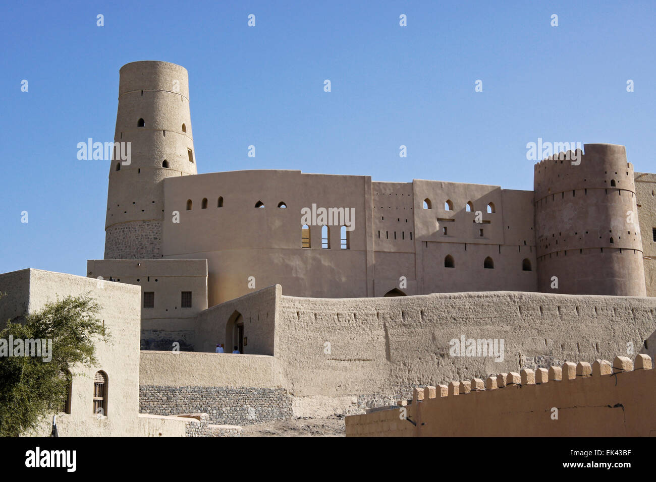 Bahla (Bahala) Fort, il sultanato di Oman Foto Stock