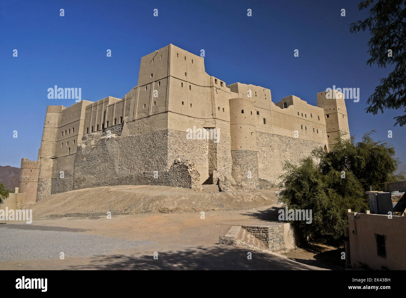 Bahla (Bahala) Fort, il sultanato di Oman Foto Stock