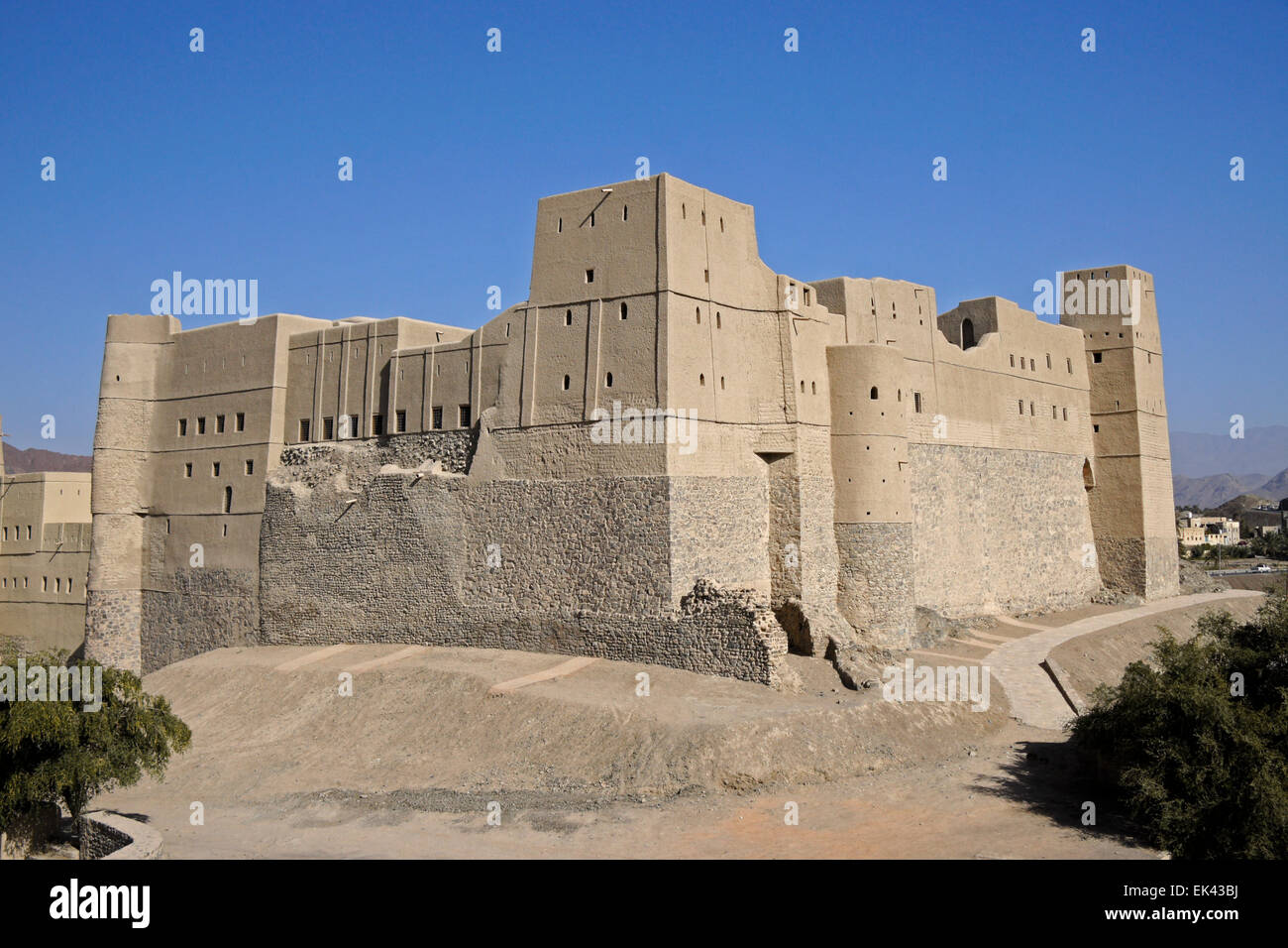 Bahla (Bahala) Fort, il sultanato di Oman Foto Stock