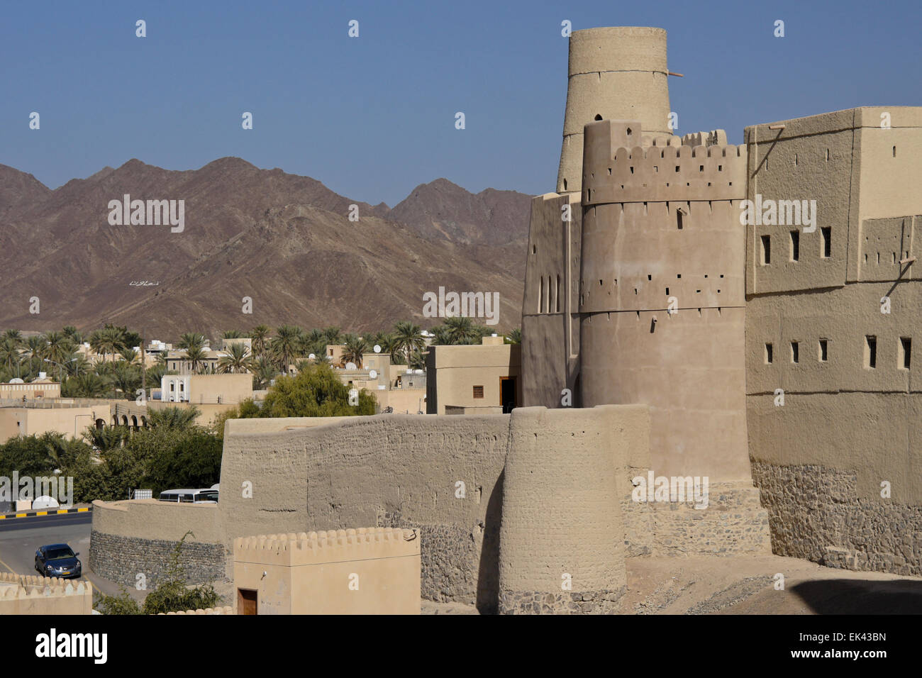 Bahla (Bahala) Fort, il sultanato di Oman Foto Stock