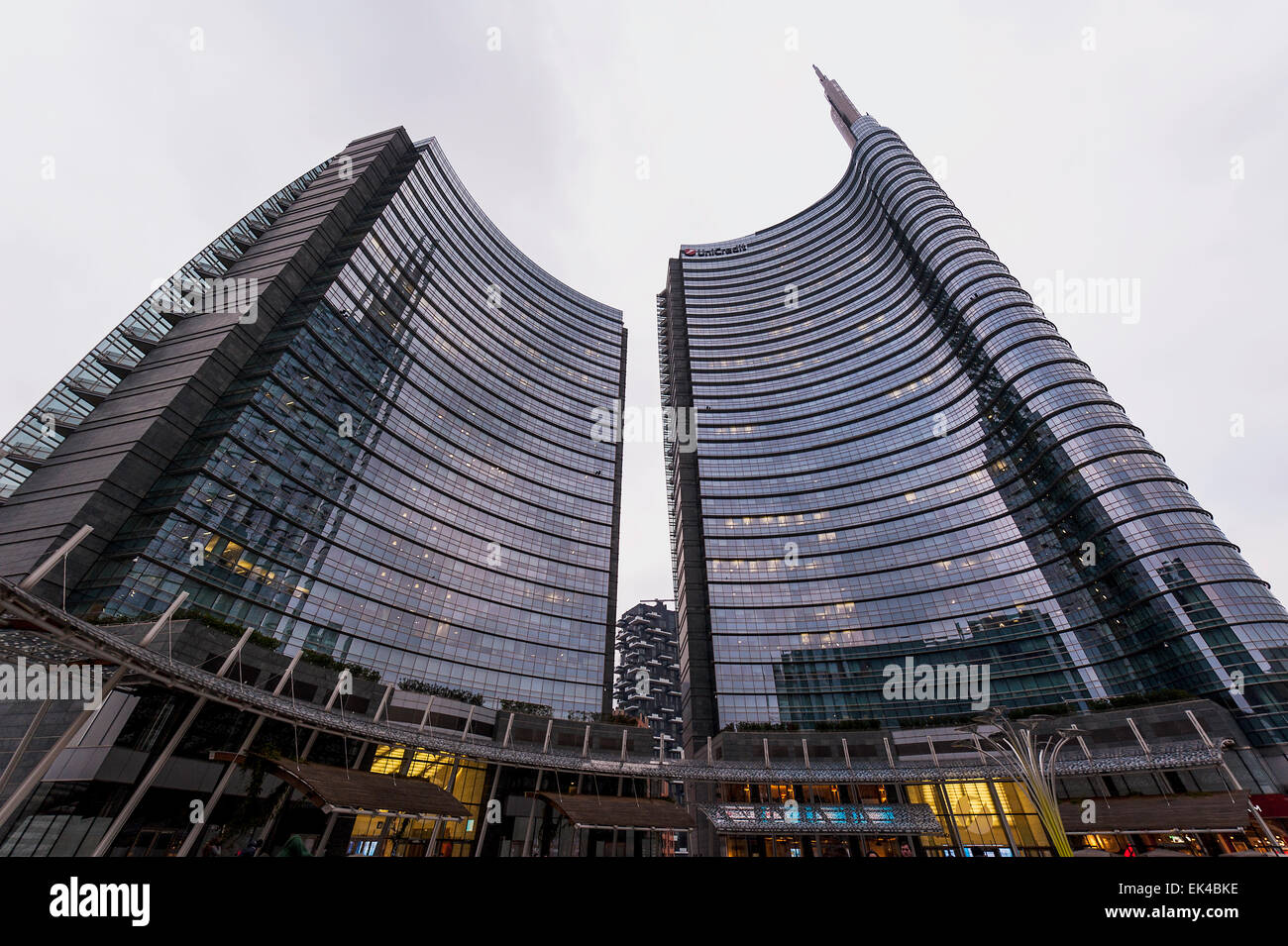 Unicredit palace piazza Gae Aulenti, Milano Foto Stock