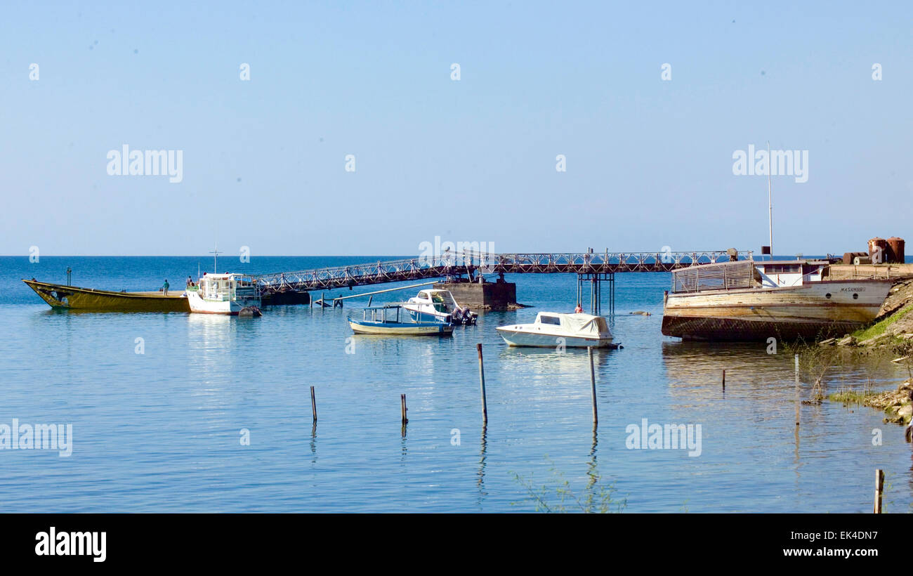 Nkhata Bay in Malawi. Foto Stock