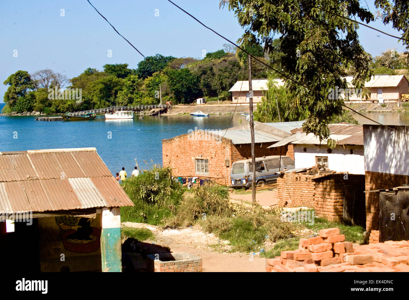 Nkhata Bay in Malawi. Foto Stock