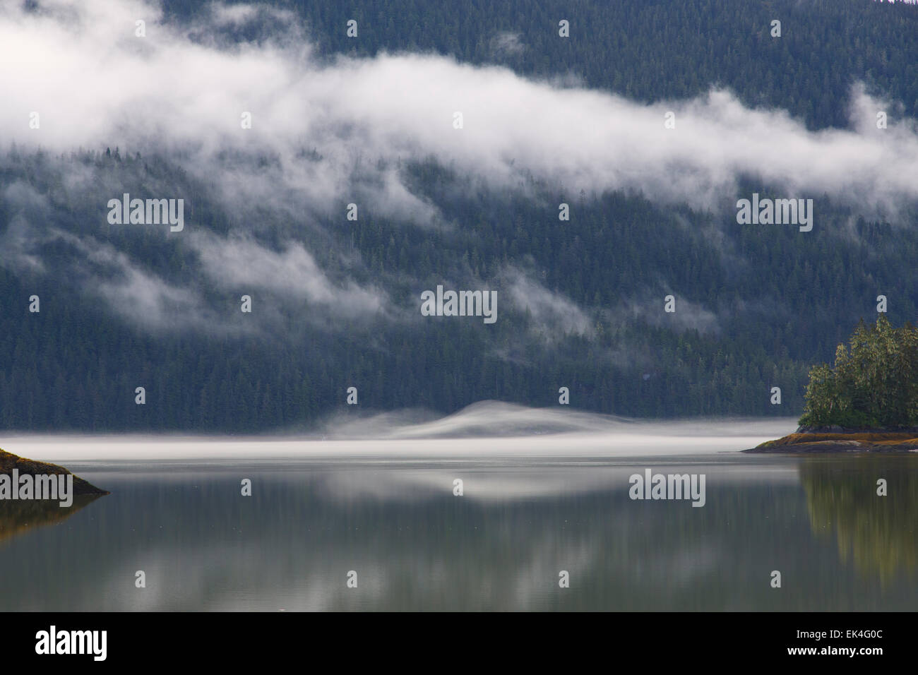Berg Bay, Tongass National Forest, Alaska. Foto Stock