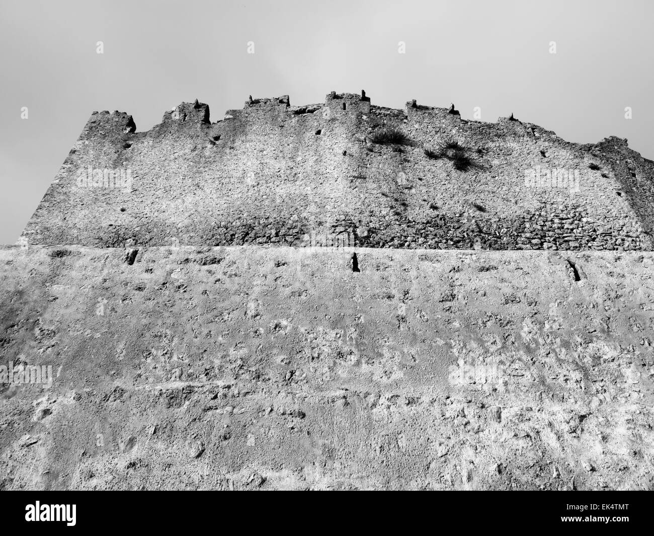 L'Italia, Toscana, Capalbio Grosseto (provincia), pareti esterne della città vecchia Foto Stock