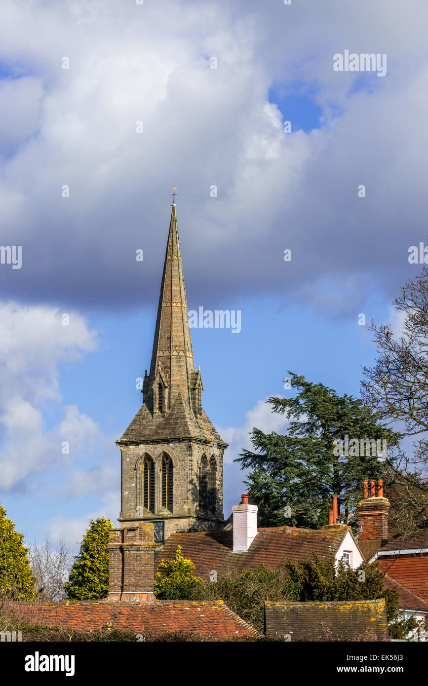 La Chiesa Parrocchiale della Santissima Trinità in Hurstpierpoint. Foto Stock