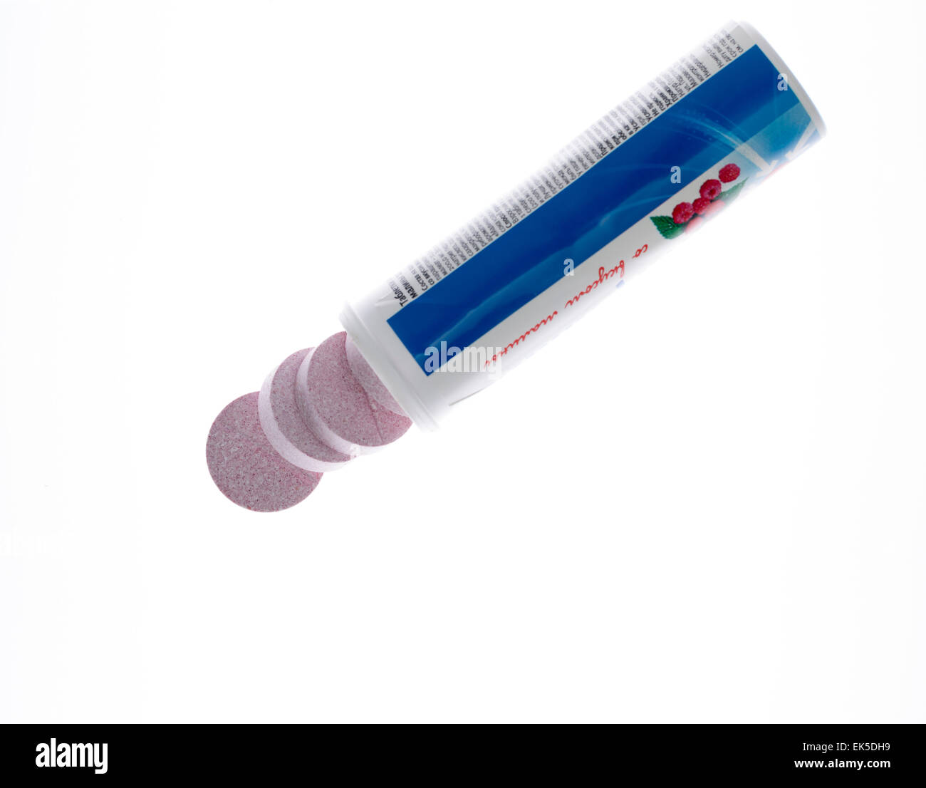 Bottiglia di un multi vitaminico e minerale pillole Foto Stock