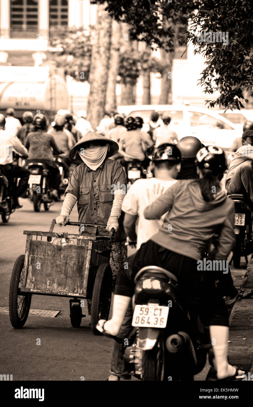 Le scene locali nella città di Ho Chi Minh, Vietnam Foto Stock