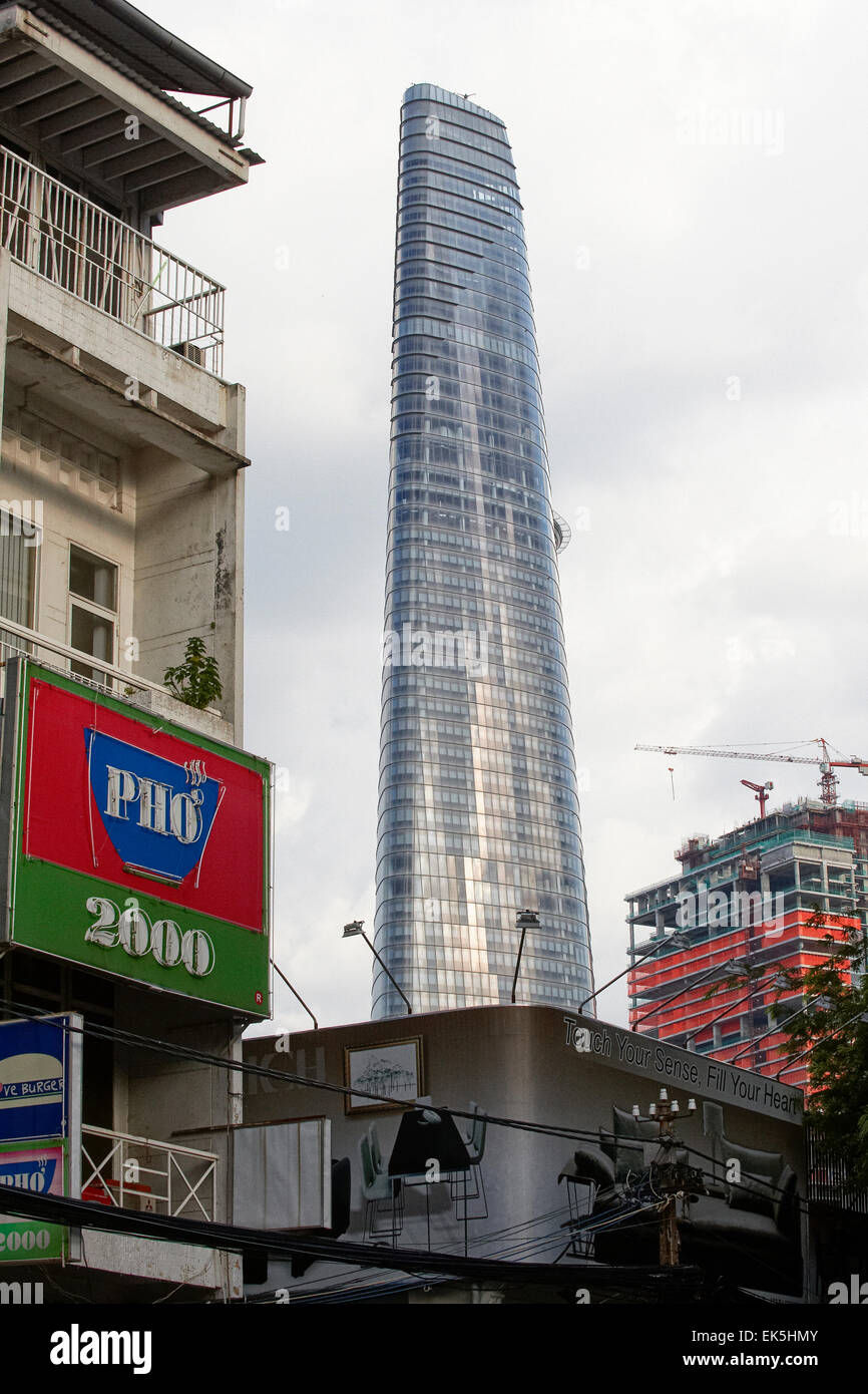 Grattacielo a Ho Chi Minh City Foto Stock