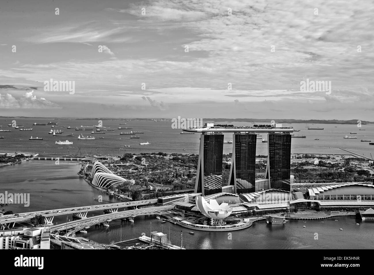 Singapore, Marina Bay Sands Foto Stock