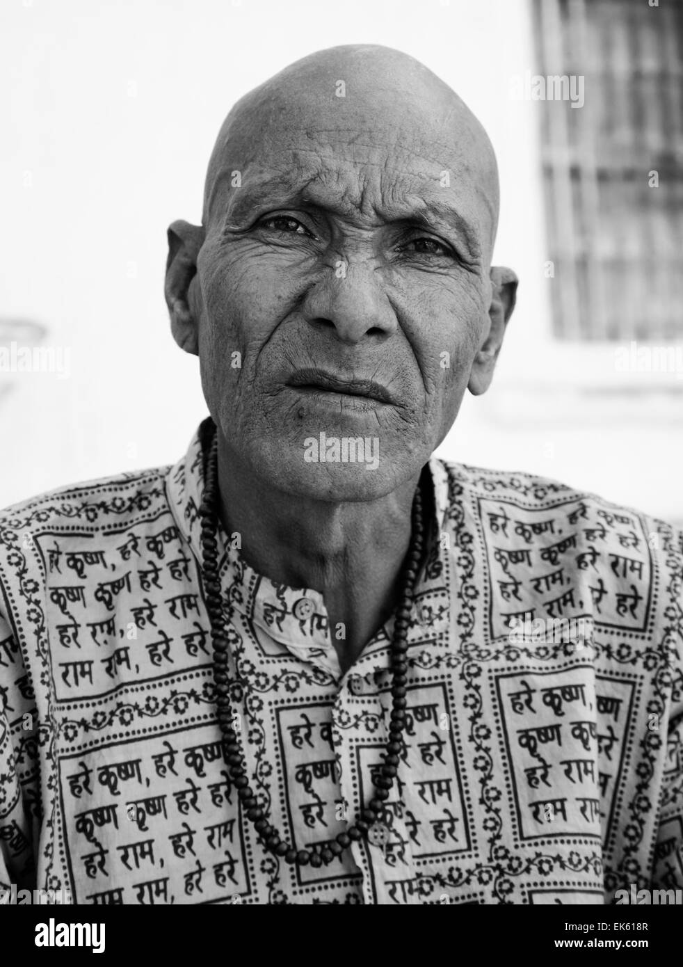 India Rajasthan, Pushkar, uomo indiano Foto Stock