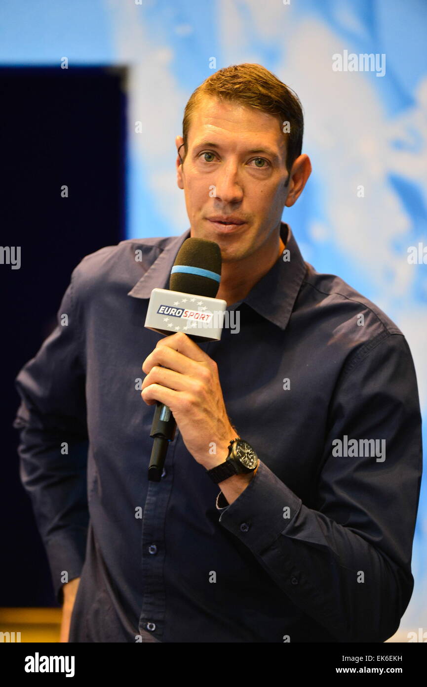 Alain BERNARD - 02.04.2015 - Championnats de France de Natation 2015 a Limoges.Photo : Dave inverno/Icona Sport Foto Stock