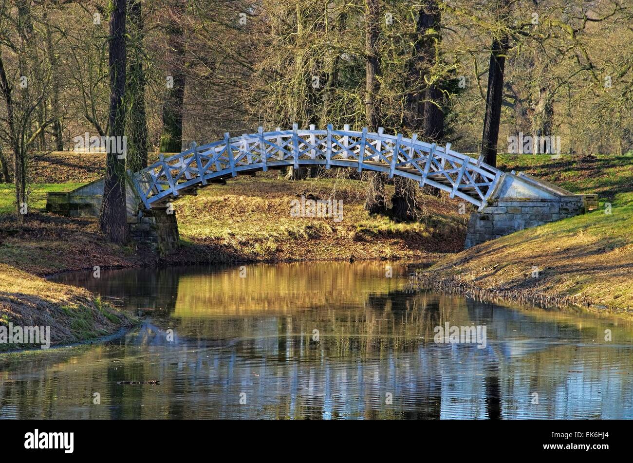 Dessau Luisium Bruecke - Dessau Luisium ponte 01 Foto Stock