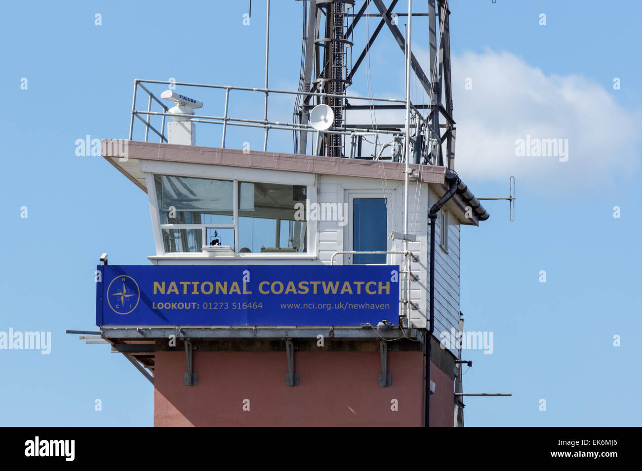 Coastwatch nazionale stazione di vedetta in Newhaven East Sussex England Regno Unito Regno Unito Foto Stock