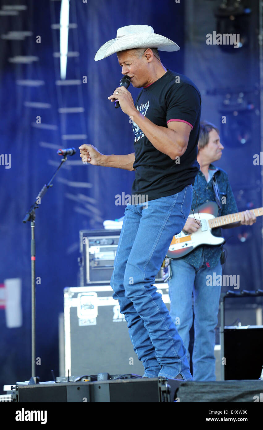 Route 91 Harvest Festival di musica country al MGM Resorts Village - Giorno 1 - Prestazioni - Neal McCoy con: Neal McCoy dove: Las Vegas, Nevada, Stati Uniti quando: 03 Ott 2014 Foto Stock