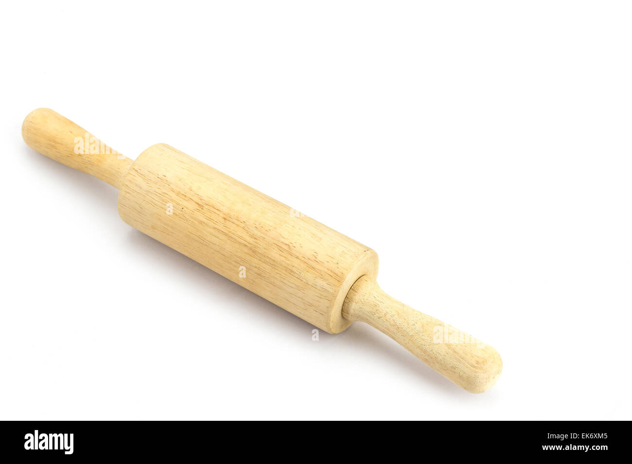 La laminazione di legno pin isolato su sfondo bianco Foto Stock