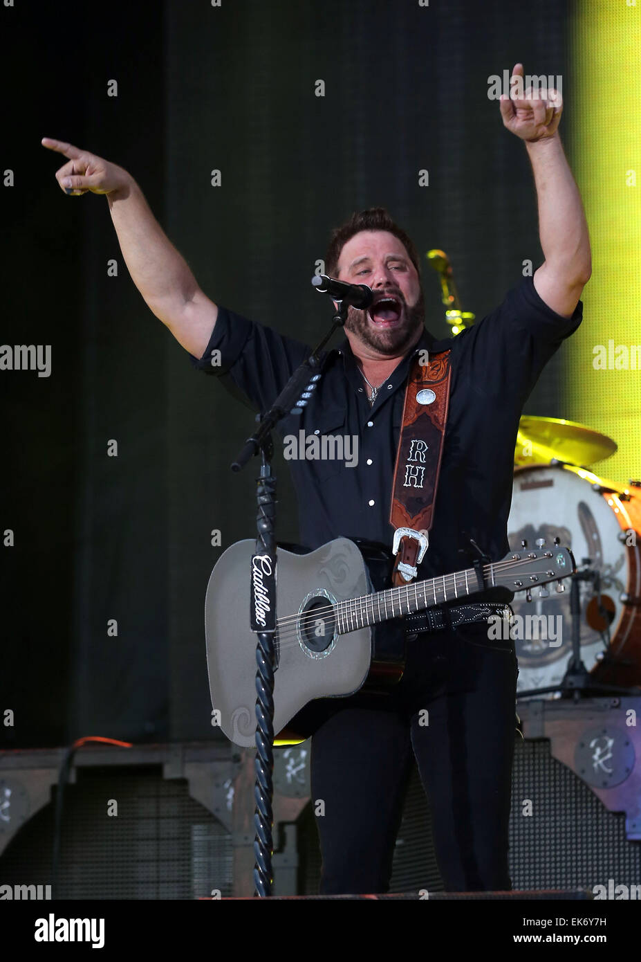 Route 91 Harvest Festival di musica country al MGM Resorts Village - Giorno 1 - Prestazioni - Randy Houser dotate: Randy Houser dove: Las Vegas, Nevada, Stati Uniti quando: 03 Ott 2014 Foto Stock