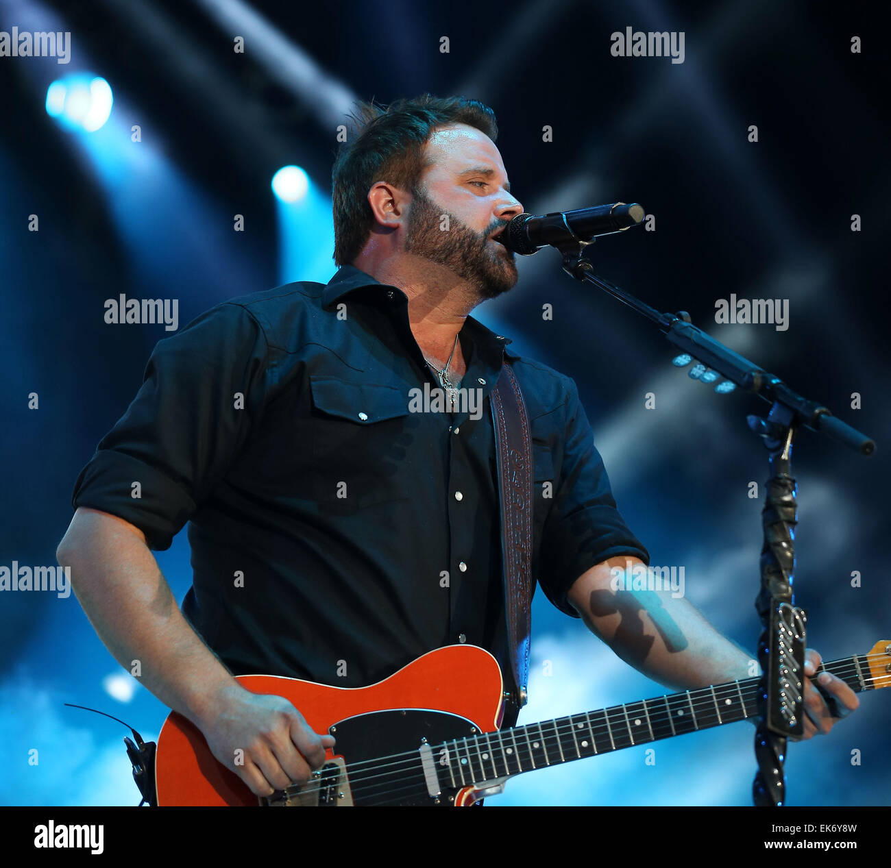 Route 91 Harvest Festival di musica country al MGM Resorts Village - Giorno 1 - Prestazioni - Randy Houser dotate: Randy Houser dove: Las Vegas, Nevada, Stati Uniti quando: 03 Ott 2014 Foto Stock