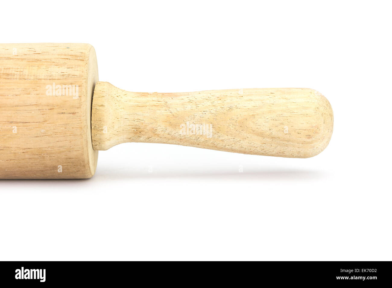 La laminazione di legno pin isolato su sfondo bianco Foto Stock