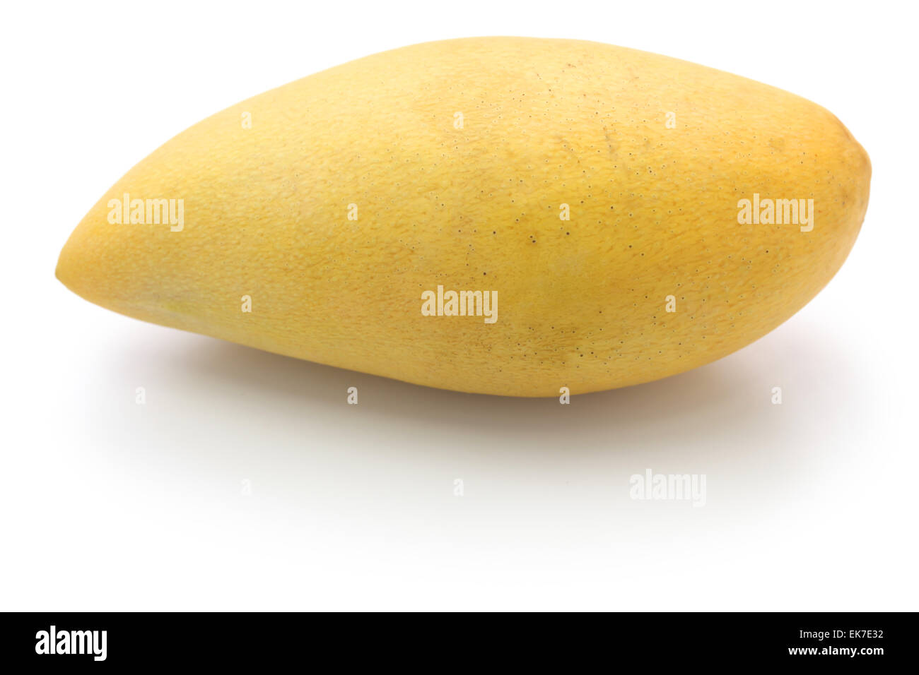 Thai Giallo mango isolati su sfondo bianco Foto Stock