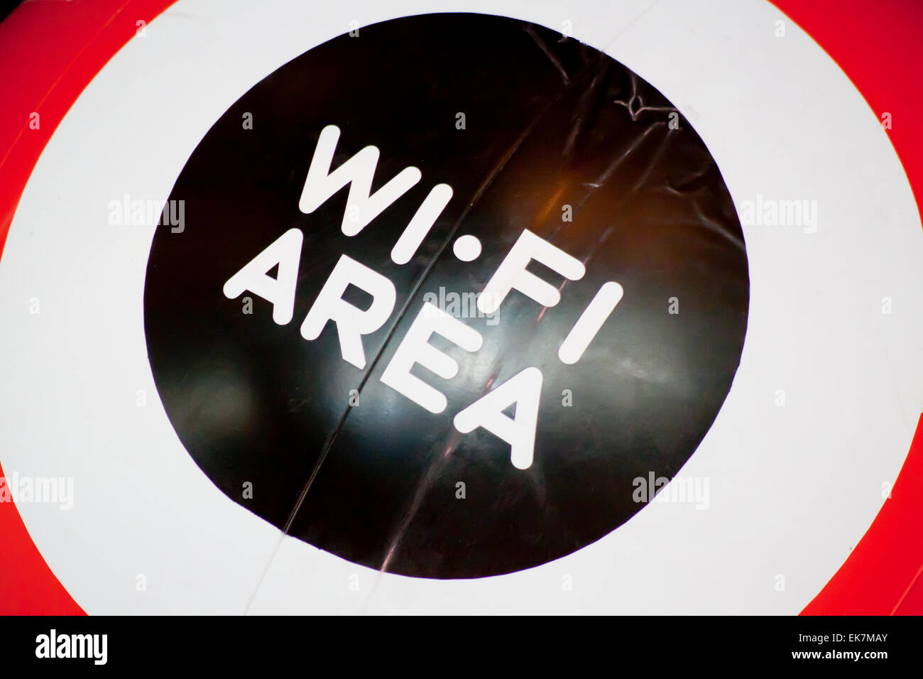 Zona Wi-Fi Foto Stock