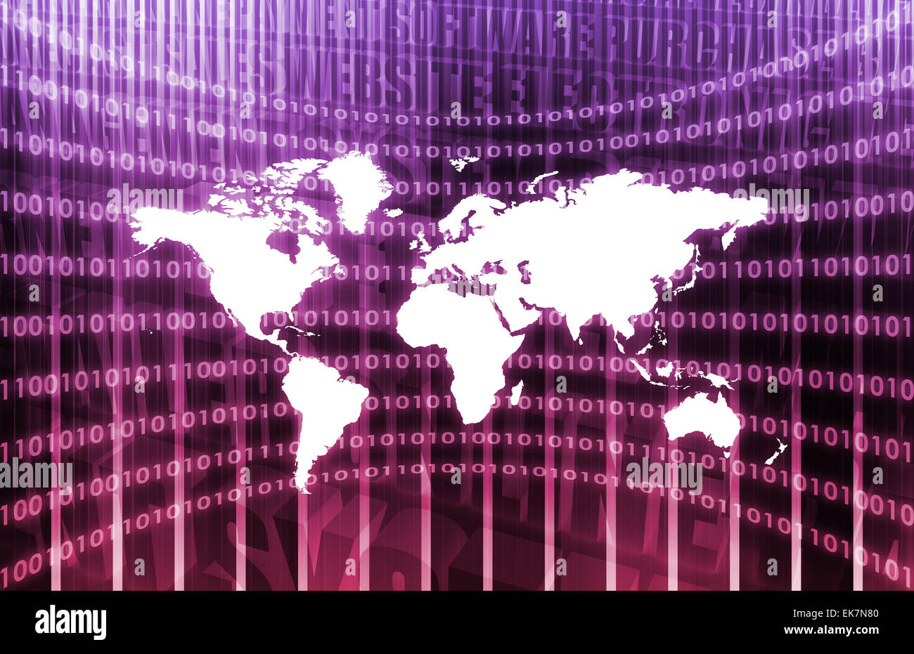 Global Business sfondo astratto Foto Stock