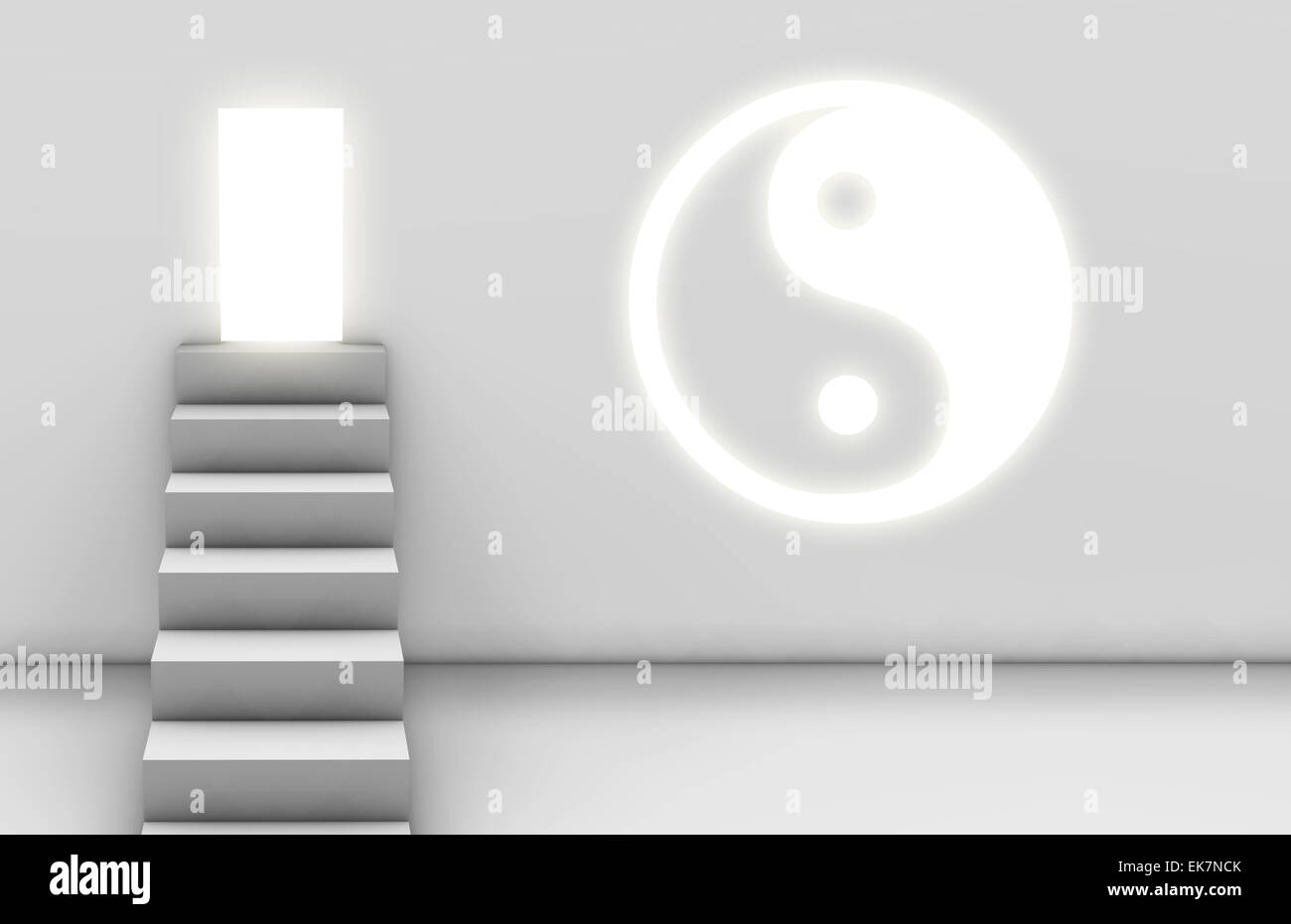 Sentiero per l'illuminazione Foto Stock