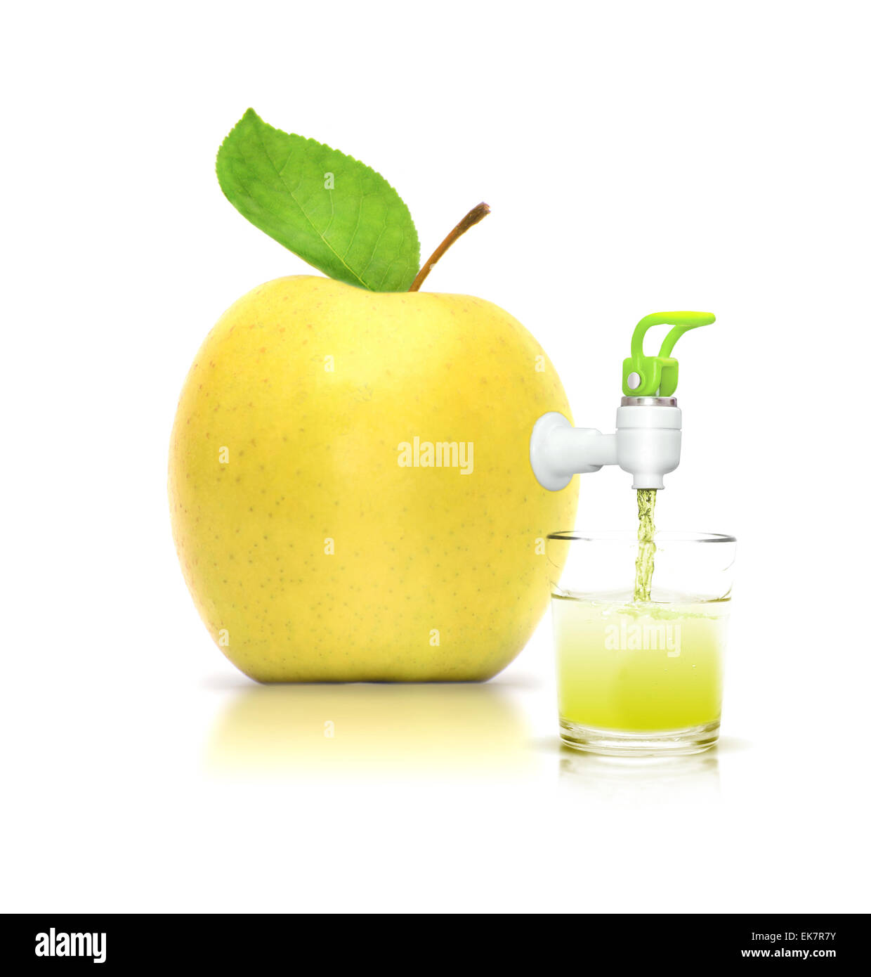 Succo di mela Foto Stock