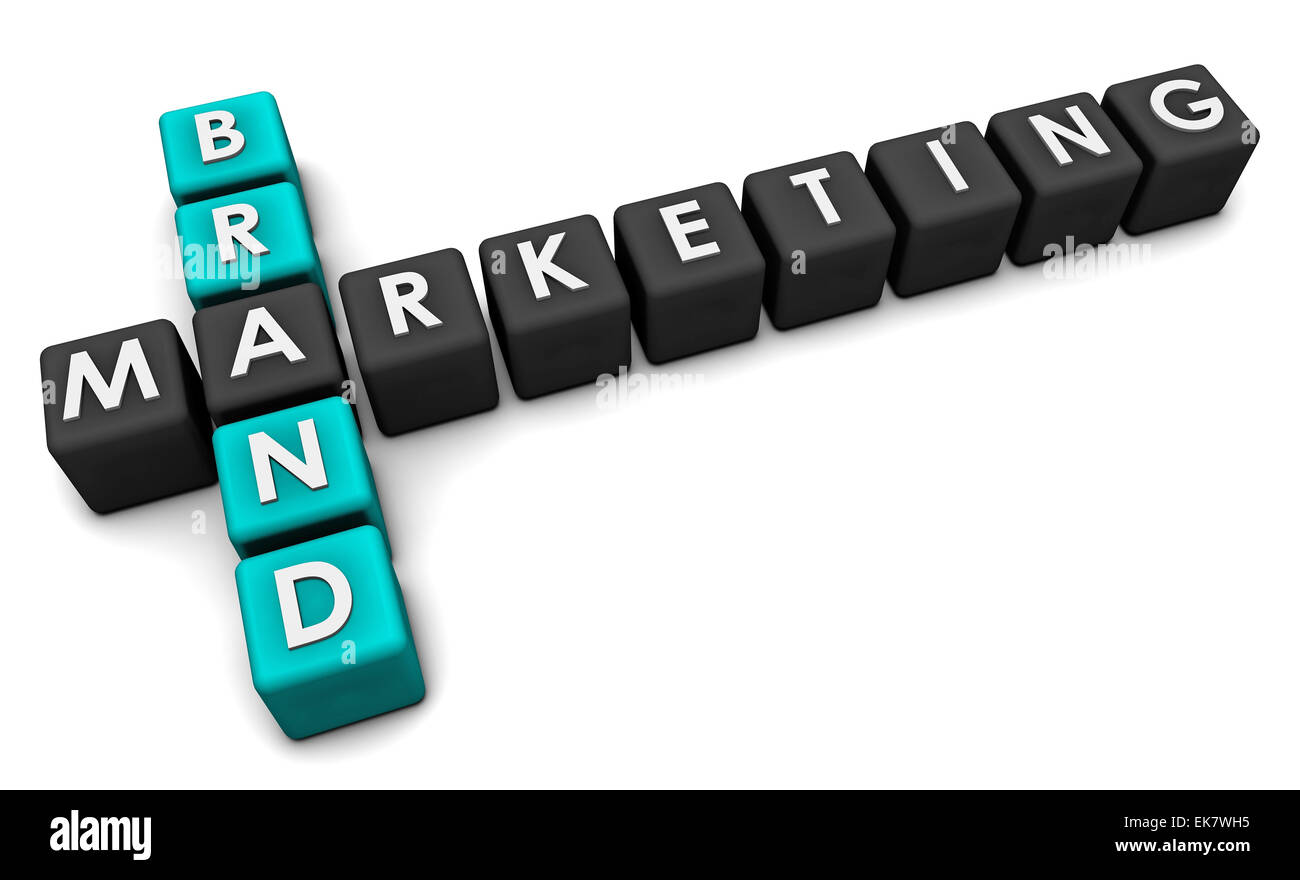 Brand Marketing Foto Stock