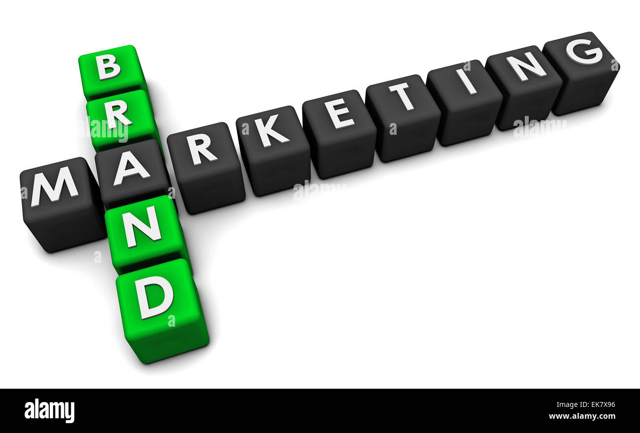 Brand Marketing Foto Stock