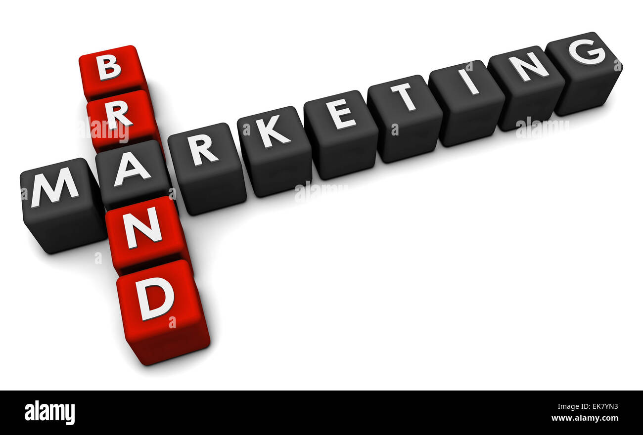 Brand Marketing Foto Stock