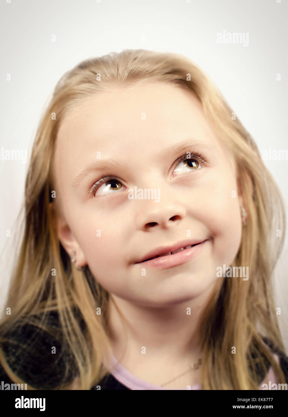Bambina ritratto Foto Stock